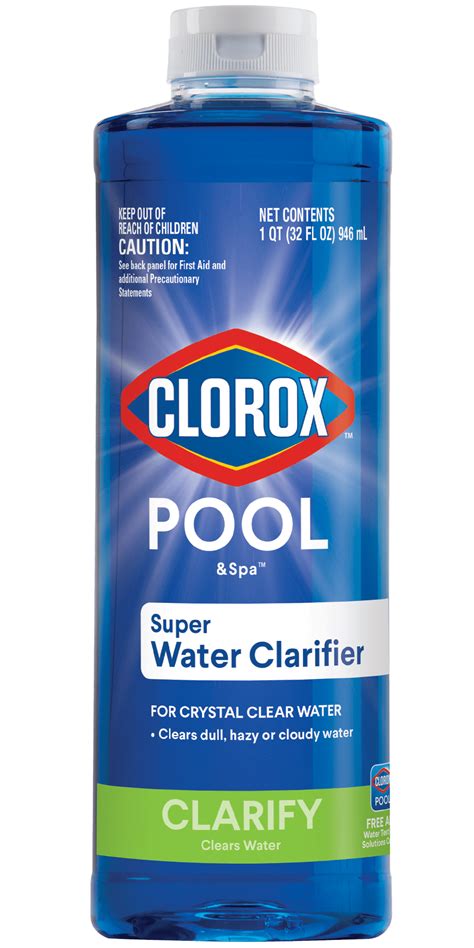 Clorox Pool&Spa Super Water Clarifier for Swimming Pools, 32 oz ...