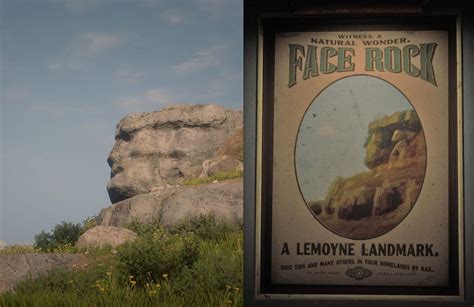 Face Rock - finally found the natural wonder : r/reddeadredemption