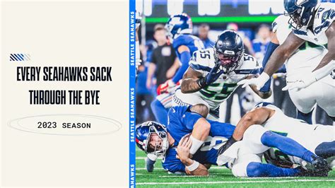 Every Seahawks Sack Through The Bye | 2023 Season