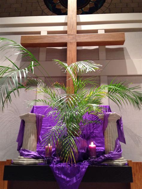 Palm Sunday 2014. I have used this palm each year for the altar for ...