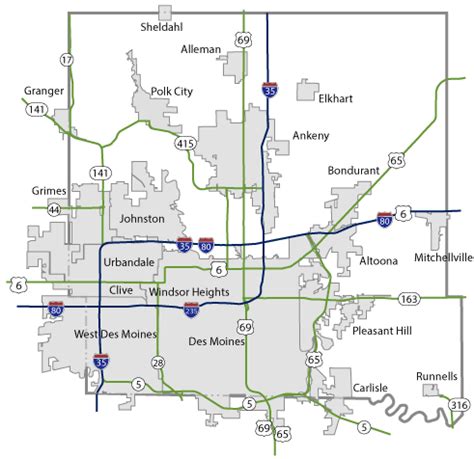 Map Of Polk County Iowa - Draw A Topographic Map