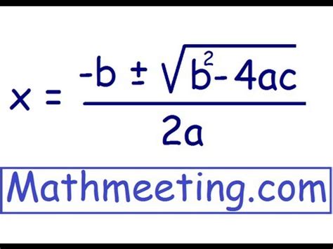 Write An Algorithm To Solve Quadratic Equation Using Formula Method - Tessshebaylo