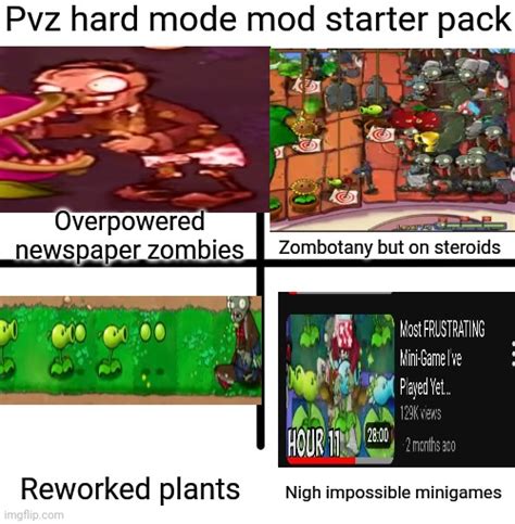 Pvz hard mode mods be like : r/PlantsVSZombies