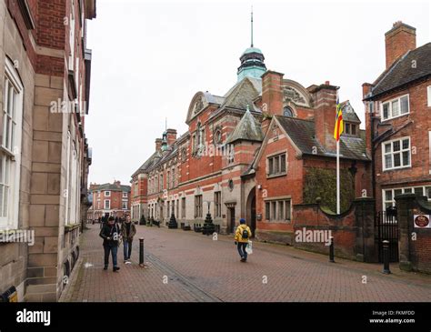 Stafford Town centre Staffordshire England Stock Photo - Alamy