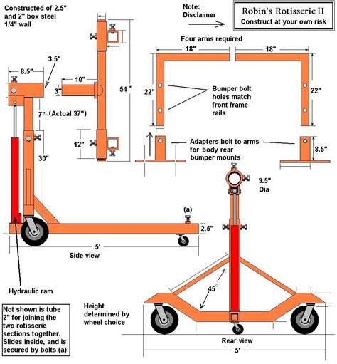 Auto Rotisserie (build or buy)? | Garage tools, Metal projects, Car tools