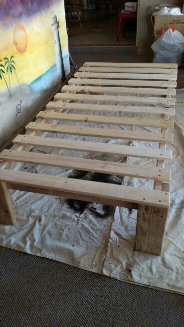 Twin XL Platform bed frame. | Diy twin bed, Diy twin bed frame, Diy platform bed