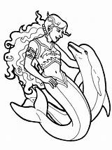 Sirene Kawaii Da Colorare sketch template