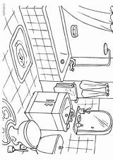 Bathroom Coloring Pages sketch template
