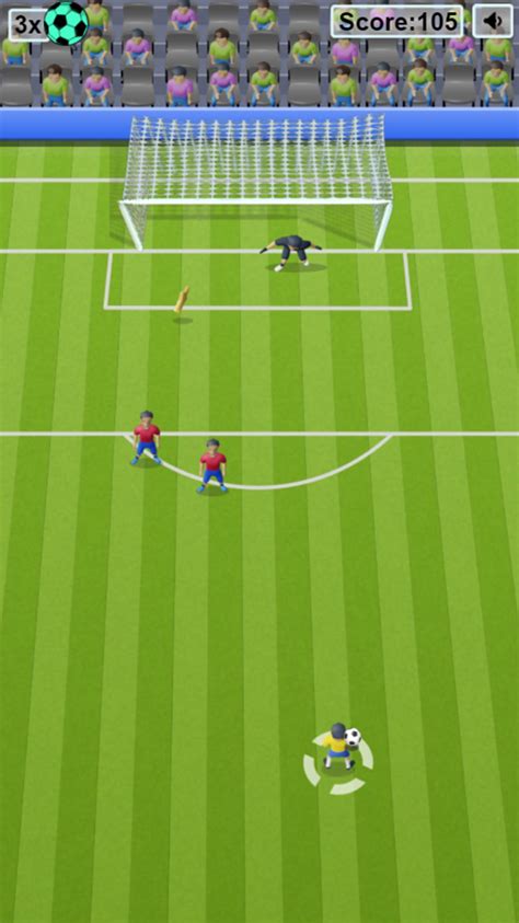 🕹️ Play Soccer Free Kick Game: Free Online Football Penalty Kicking ...