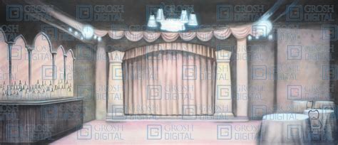 Speakeasy Projected Backdrops - Grosh Digital