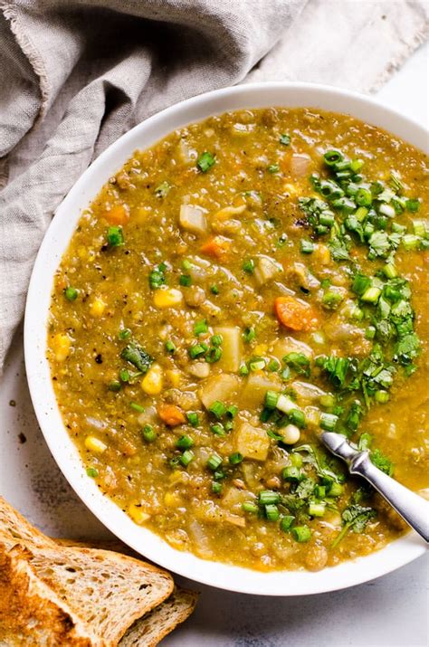 Slow Cooker Vegetarian Lentil Soup - iFOODreal - Healthy Family Recipes