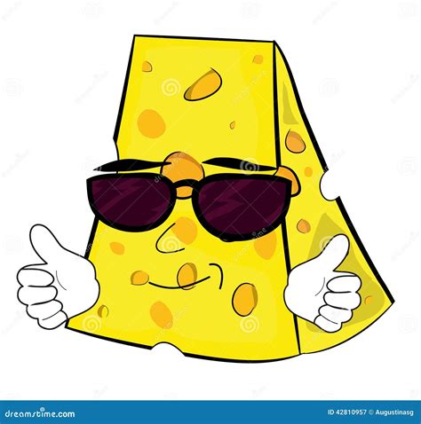 Cheese Cartoon Character Royalty-Free Illustration | CartoonDealer.com #42810906