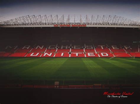 Stadium Backgrounds Old Trafford Night - Wallpaper Cave