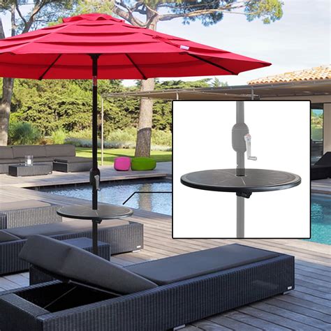 Abble Outdoor Adjustable All Weather Umbrella Table - Walmart.com