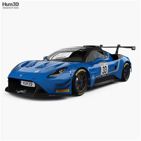 Maserati MC20 GT2 2023 3D model - Vehicles on Hum3D