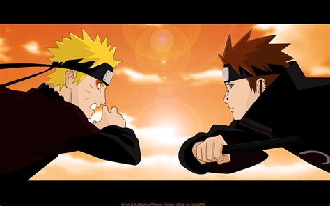 Naruto Vs Pain, yahiko, pain, naruto, shippuuden, fight, nagato, ninja ...