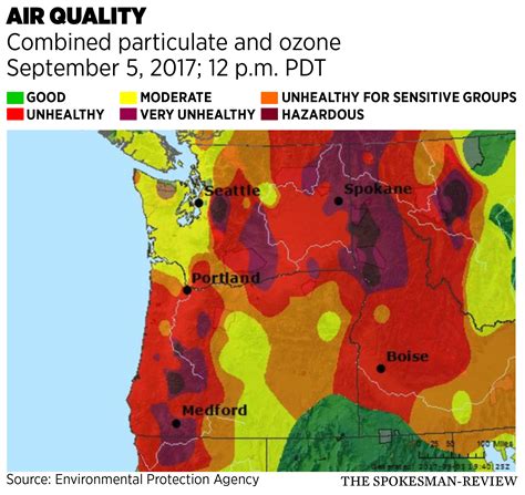 Air in Spokane hazardous as wildfire smoke fills city | The Spokesman-Review