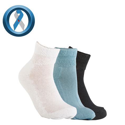 2 Pair Women's Circulatory - Diabetic Quarter Ankle Socks