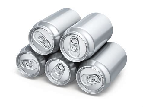 Empty 16oz 473ml Aluminum Beer Can With Easy Open Lid