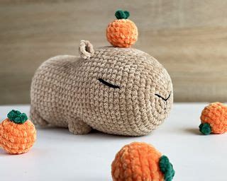 Capybara pattern by Marina Emelianova | Beginner crochet projects ...