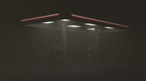 ArtStation - Gas station