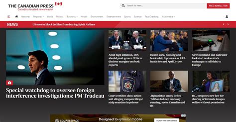 Canadian Press launches its own news site » Media in Canada