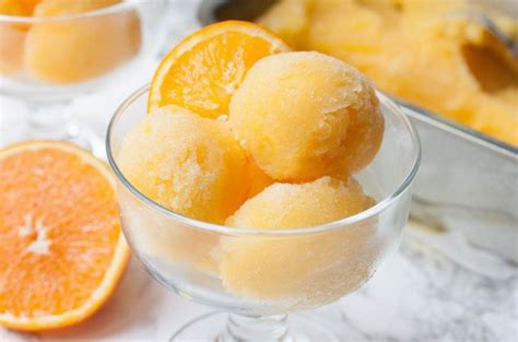 Fresh Orange Sorbet | Recipe | Orange sorbet, Sorbet ice cream, Lime sorbet