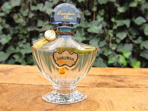 Vintage Shalimar Perfume Bottle Small Shalimar Perfume