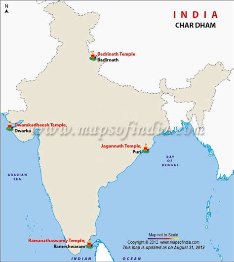 4 Dham In India Map – Get Map Update