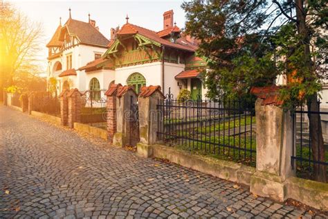 Picturesque Old European Village with Hanging Houses Stock Image - Image of sixteenth, ingenious ...