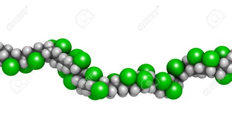 poly(vinyl chloride) plastic (PVC), chemical structure – linear ...