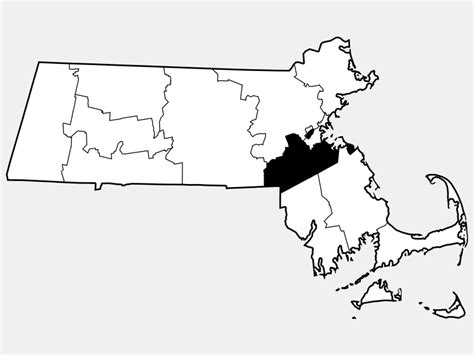 Norfolk County, MA - Geographic Facts & Maps - MapSof.net