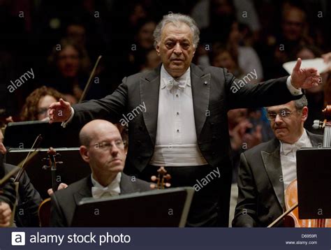 Conductor Zubin Mehta gestures after his concert with the Israel ...