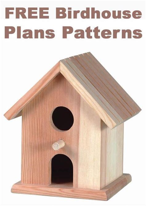 FREE Birdhouse Plans Patterns | Bird house plans free, Bird house, Bird house plans