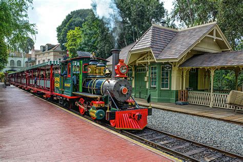 Disneyland Railroad Photograph by Tommy Anderson - Fine Art America