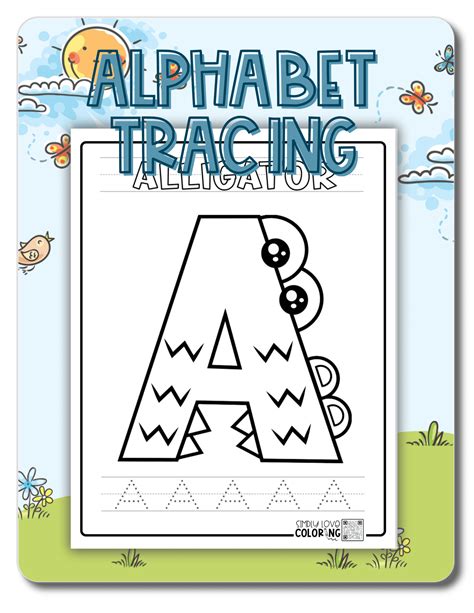 Alphabet Coloring Pages (Free PDF Printables) - Simply Love Coloring