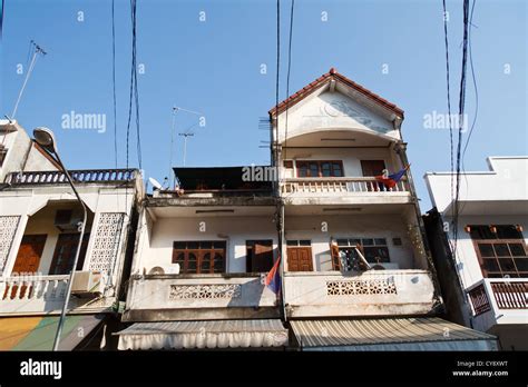 Typical Architecture in Vientiane, Laos Stock Photo - Alamy