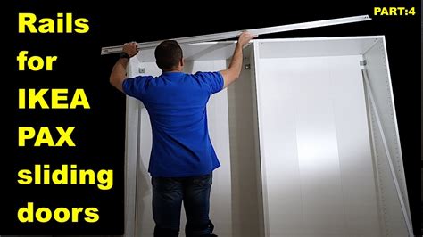 Rails installation for IKEA PAX sliding doors \ Part:4 - YouTube