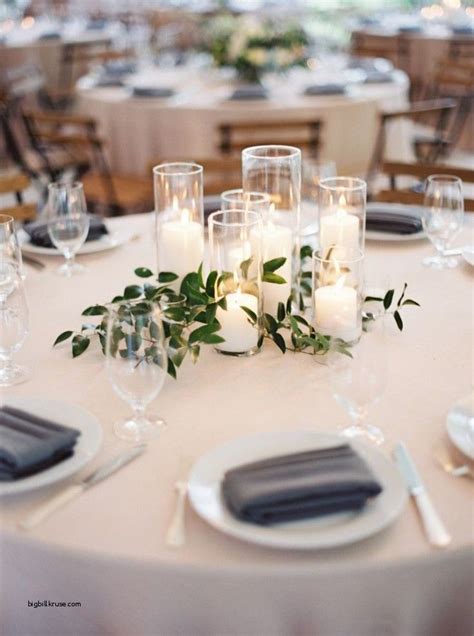 Image result for round table decoration ideas wedding | Cheap wedding centerpieces, Greenery ...