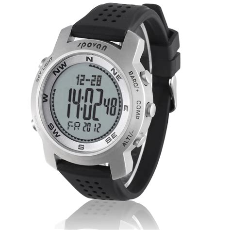 Waterproof Men Watch Altimeter Barometer Thermometer Compass Weather ...