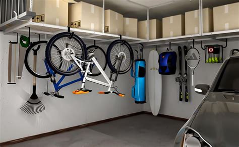 Riuog Garage Hooks for Ceiling,Storage Hook Accessory for Ceiling Rack ...