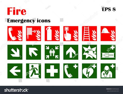 989 Evacuation Plan Symbols Vector Images, Stock Photos & Vectors ...