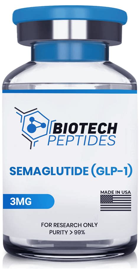 Buy Semaglutide (GLP-1) Peptide (3mg) - BiotechPeptides