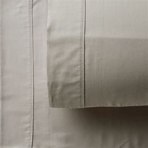 KOO 400 Thread Count Cotton Sheet Set Silver