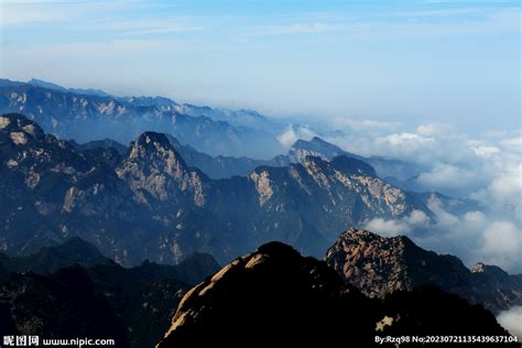 华山仙境摄影图__山水风景_自然景观_摄影图库_昵图网