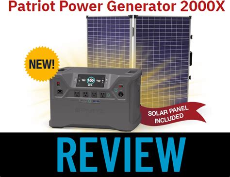 Patriot Solar Generator 2000x Review: Harnessing Power for Peace of Mind