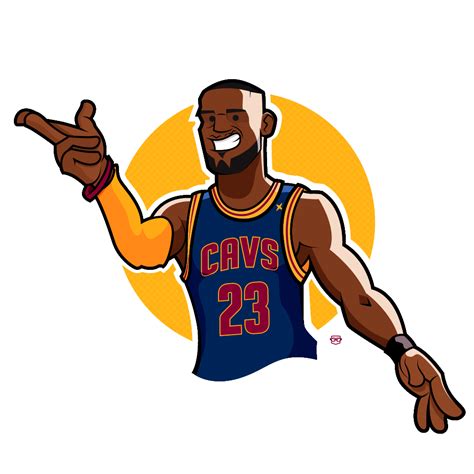 Lebron James Cartoon Drawing | Free download on ClipArtMag