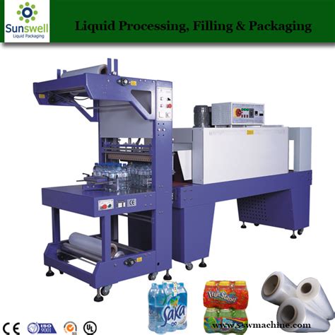 China Film Automatic Shrink Wrap Machine for Small Bottles and Cans ...