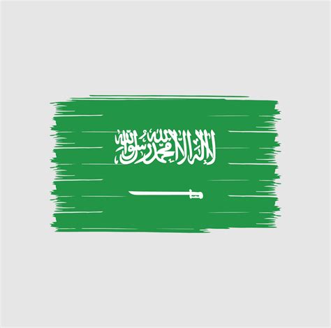 Saudi Arabia Flag Brush 5168038 Vector Art at Vecteezy