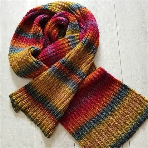 men's scarf, colorful winter knit handmade, gift idea men | Womens knit ...